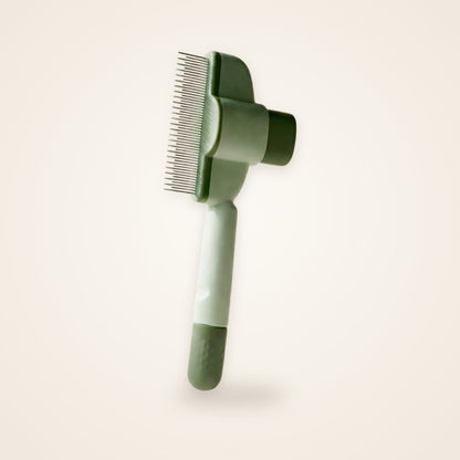 Kit anti-poils chat – brosse autonettoyante + gant