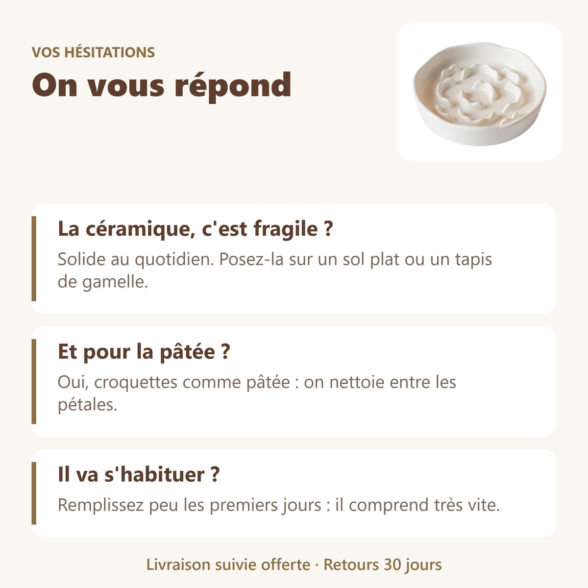 Gamelle anti : vos questions, nos réponses