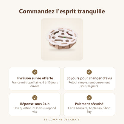 Jouet chat interactif : livraison offerte, retours 30 jours