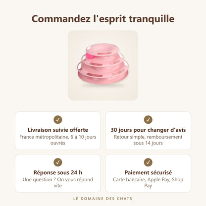 Jouet chat : livraison offerte, retours 30 jours