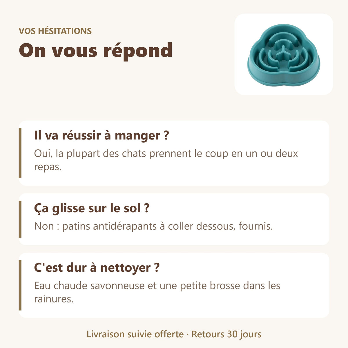 Gamelle anti : vos questions, nos réponses