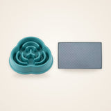 Kit repas anti-glouton – gamelle labyrinthe + tapis